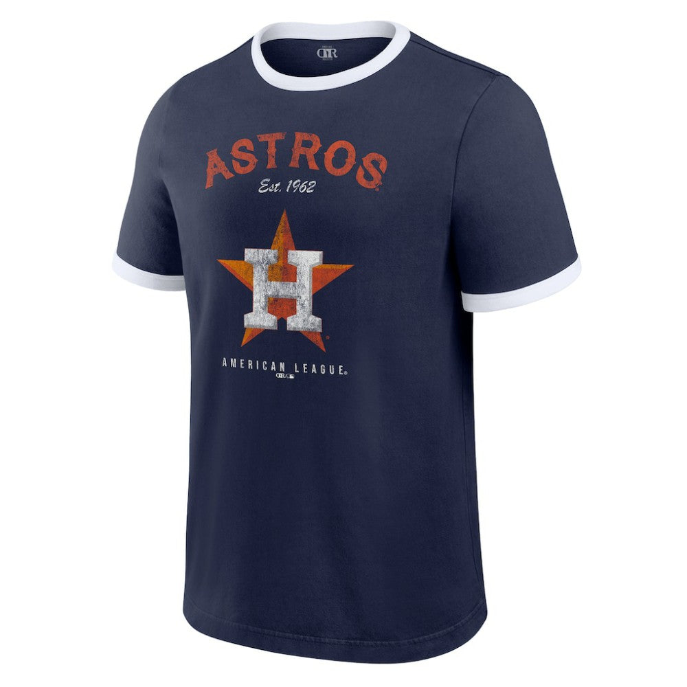Houston Astros Darius Rucker Collection Washed Ringer T-Shirt - Navy