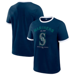 Seattle Mariners Darius Rucker Collection Washed Ringer T-Shirt - Navy