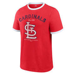 St. Louis Cardinals Darius Rucker Collection Washed Ringer T-Shirt - Red