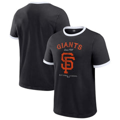 San Francisco Giants Darius Rucker Collection Washed Ringer T-Shirt - Black