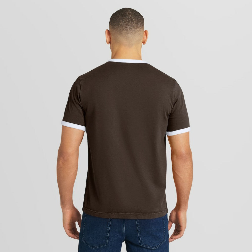 San Diego Padres Darius Rucker Collection Washed Ringer T-Shirt - Brown