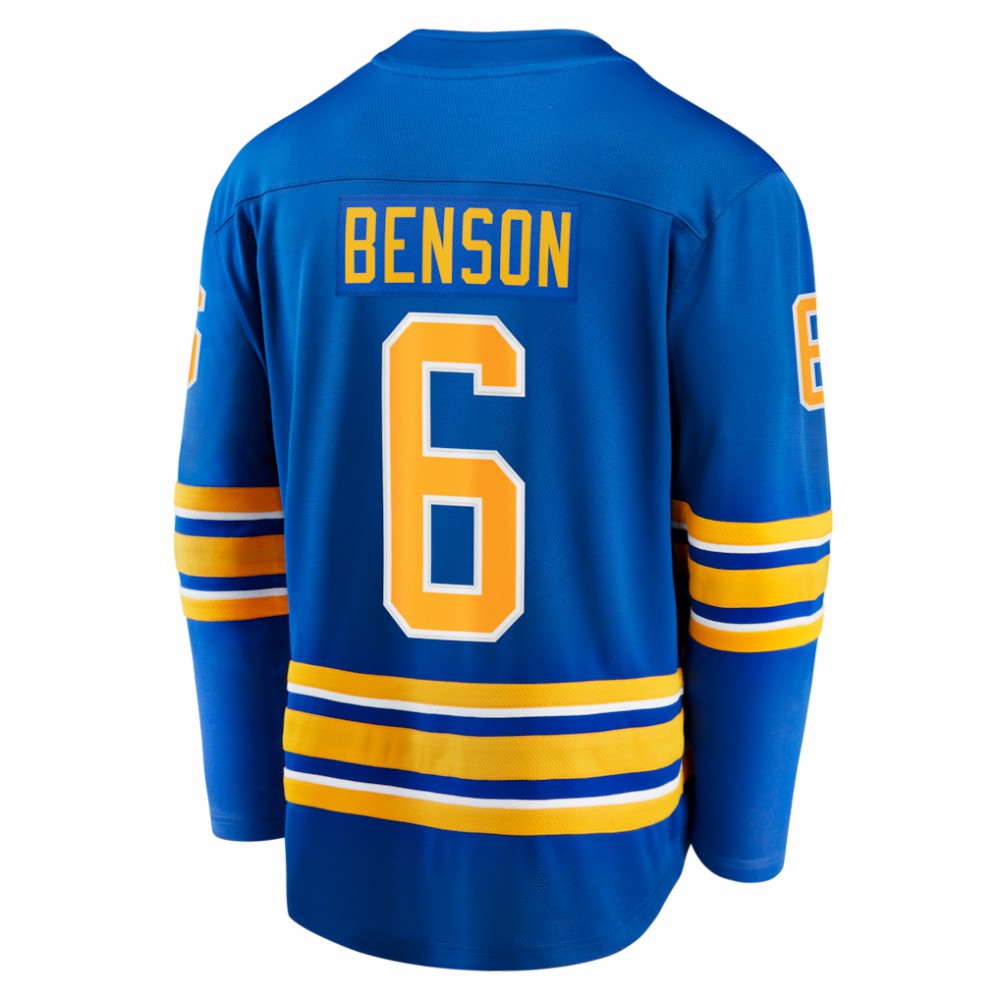 Zach Benson Buffalo Sabres Fanatics Home Breakaway Jersey Royal