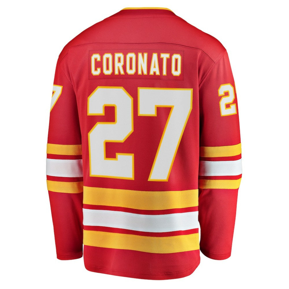Matt Coronato Calgary Flames Fanatics Home Breakaway Jersey Red