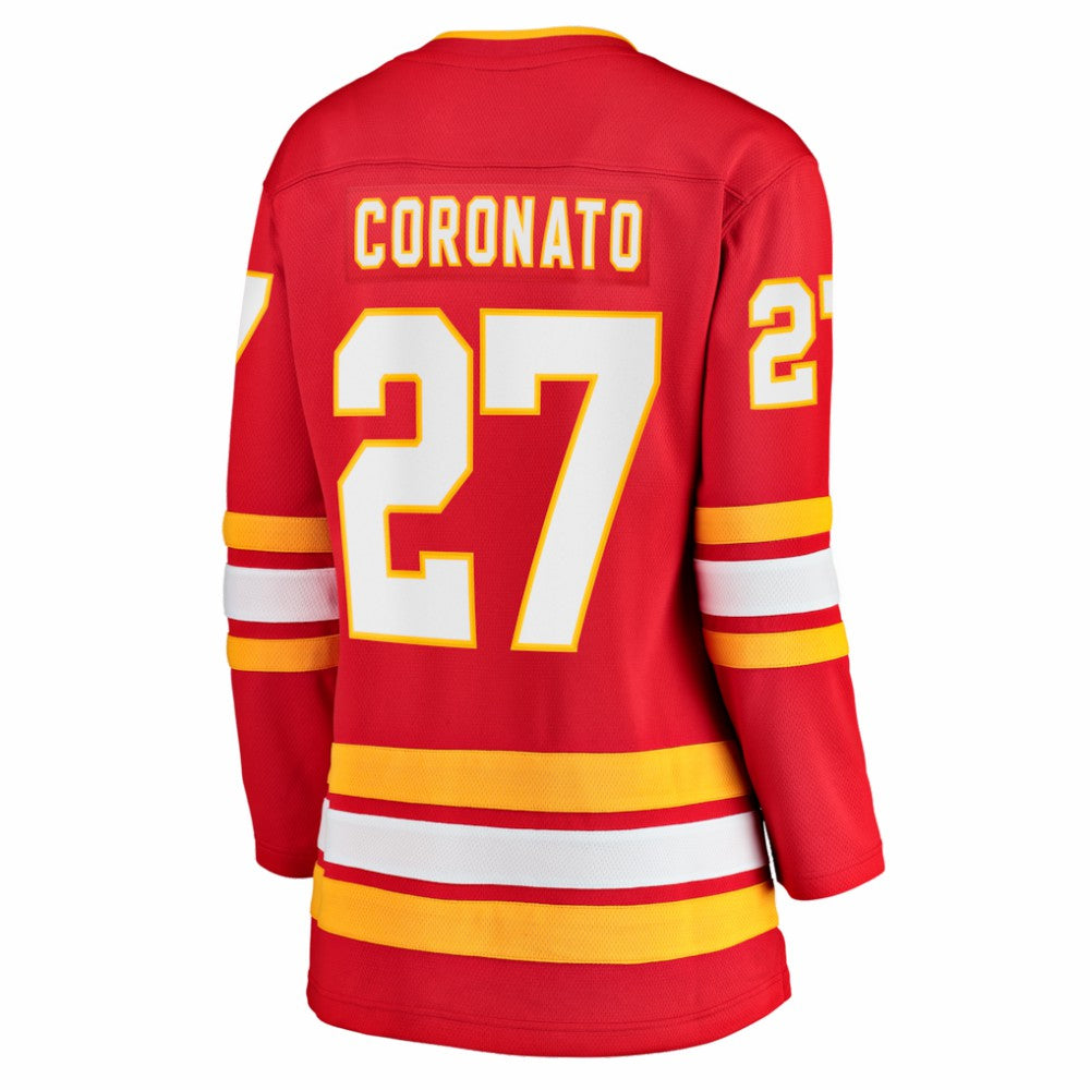 Matt Coronato Calgary Flames Fanatics Women's Home Breakaway Jersey Red