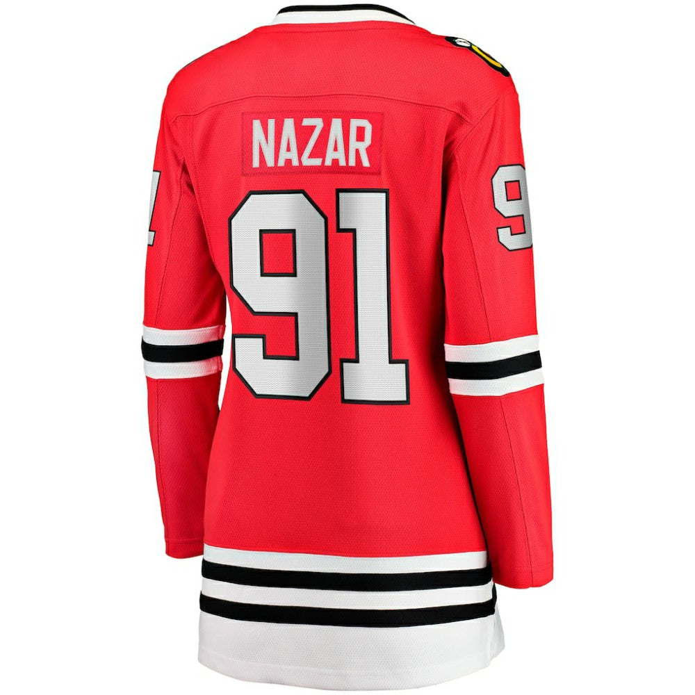 Frank Nazar Chicago Blackhawks Fanatics Women's Home Breakaway Jersey Red