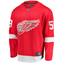 Emmitt Finnie Detroit Red Wings Fanatics Home Breakaway Jersey Red