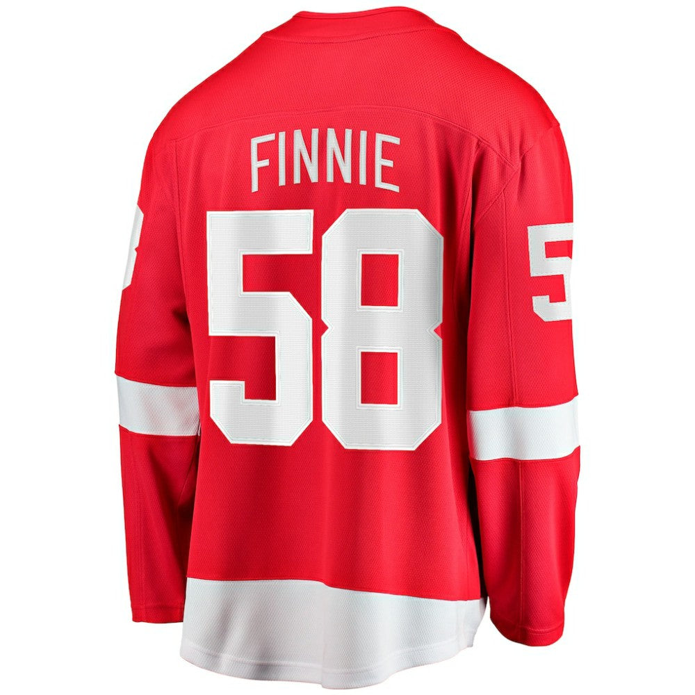 Emmitt Finnie Detroit Red Wings Fanatics Home Breakaway Jersey Red