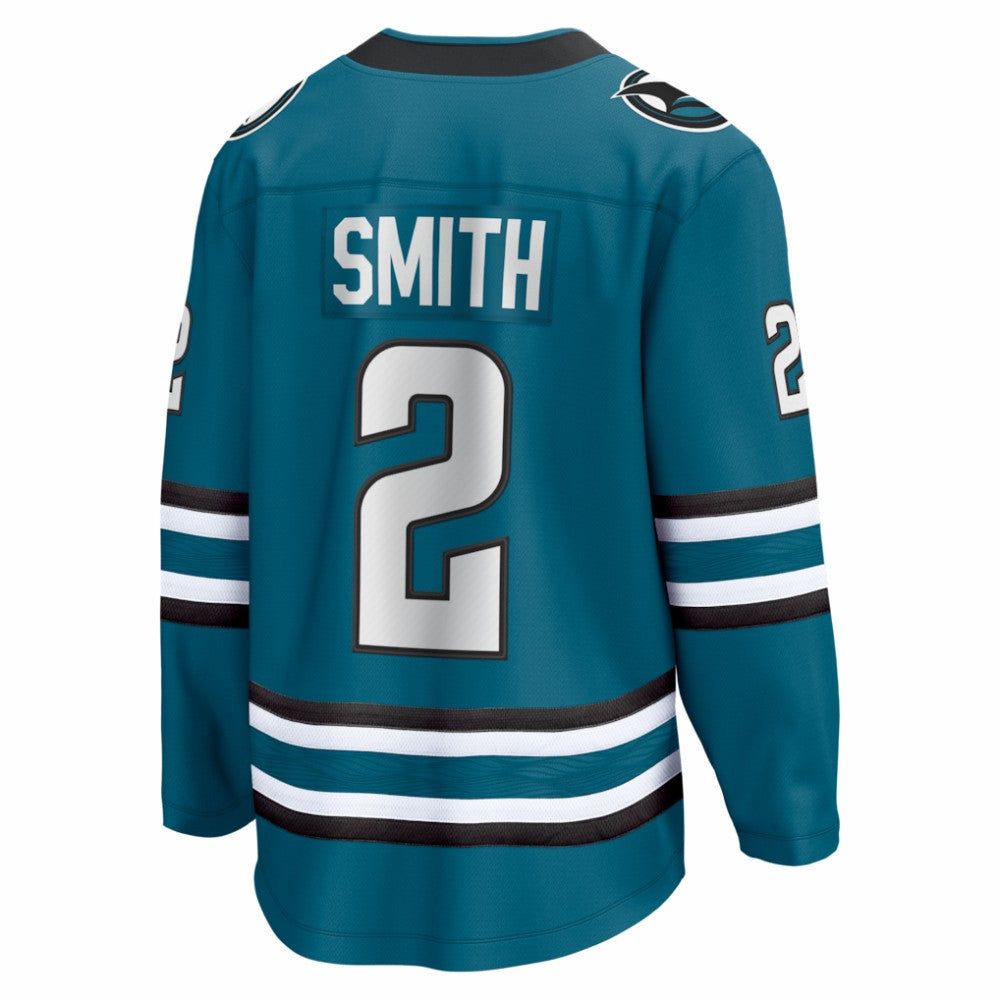 Will Smith San Jose Sharks Fanatics Home Breakaway Jersey Teal