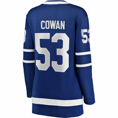 Easton Cowan Toronto Maple Leafs Indiana Women's Home Breakaway Jersey Blue