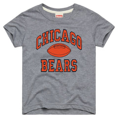 Chicago Bears Homage Youth Gridiron Tri-Blend T-Shirt - Gray sale