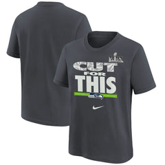 Seattle Seahawks Youth Super Bowl LX Champions Parade T-Shirt - Charcoal | Nike cheap