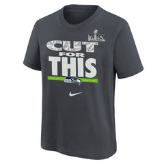 Seattle Seahawks Youth Super Bowl LX Champions Parade T-Shirt - Charcoal | Nike cheap