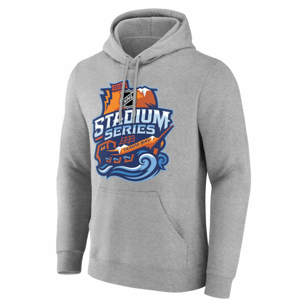 Boston Bruins 2026 NHL Stadium Series Personalized Name & Number Hoodie Gray