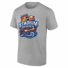 Tampa Bay Lightning 2026 NHL Stadium Series Personalized Name & Number T-Shirt Gray