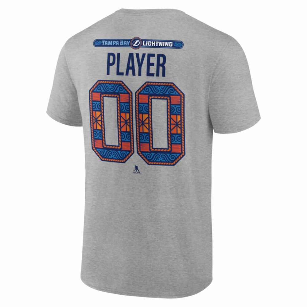 Tampa Bay Lightning 2026 NHL Stadium Series Personalized Name & Number T-Shirt Gray