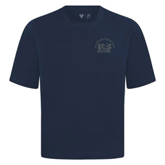 USMNT Levelwear Luxe Signature Knit Transit T-Shirt - Navy sale