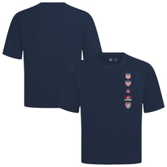 USMNT Levelwear Luxe Signature Knit Timeline T-Shirt - Navy sale