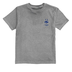 France National Team Vive La Fete Youth Impressions Artwork T-Shirt - Gray for sale