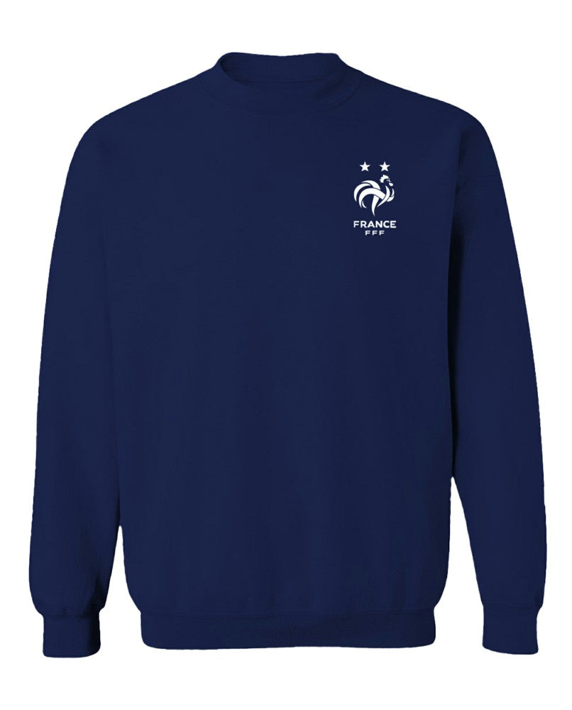 France National Team Vive La Fete Women's Impressions Artwork Sweatshirt - Navy outlet