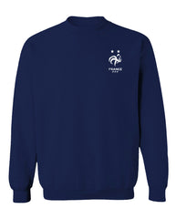 France National Team Vive La Fete Women's Impressions Artwork Sweatshirt - Navy outlet