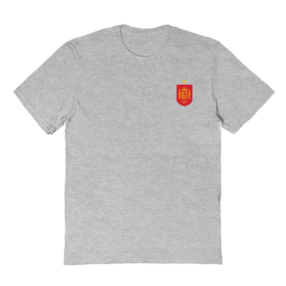Spain National Team Vive La Fete Women's Impressions Artwork Fitted T-Shirt - Gray online