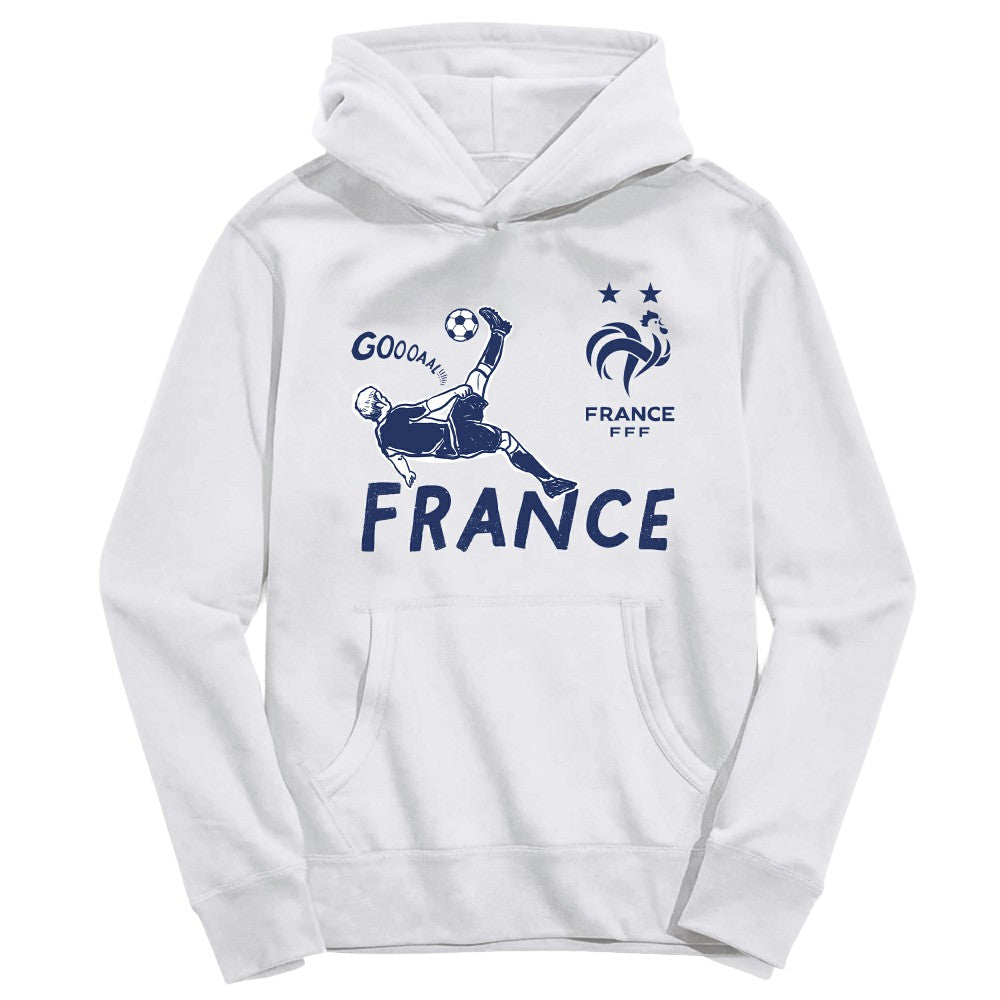 France National Team Vive La Fete Youth Chilena Style Hoodie - White online