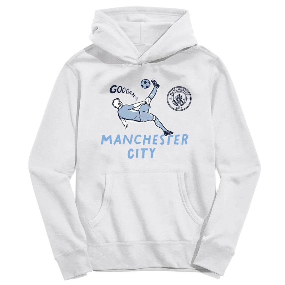 Manchester City Vive La Fete Youth Chilena Style Hoodie - White sale