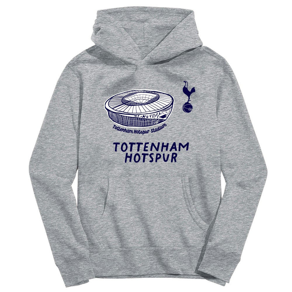 Tottenham Hotspur Vive La Fete Youth Stadium Style Hoodie - Gray discount