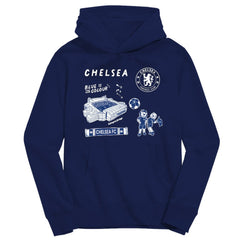 Chelsea Vive La Fete Youth Impressions Icons Hoodie - Navy outlet