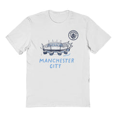 Manchester City Vive La Fete Youth Chilena Style T-Shirt - White outlet