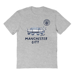 Manchester City Vive La Fete Youth Chilena Style T-Shirt - Gray discount