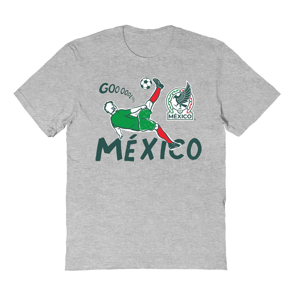 Mexico National Team Vive La Fete Youth Chilena Style T-Shirt - Gray sale