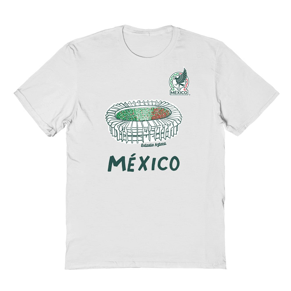 Mexico National Team Vive La Fete Youth Chilena Style T-Shirt - White online