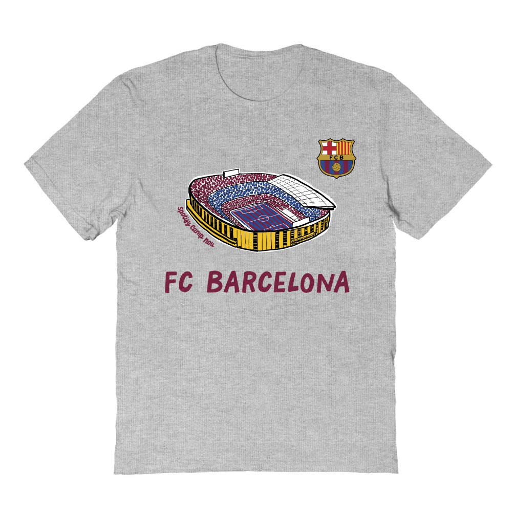 Barcelona Vive La Fete Youth Chilena Style T-Shirt - Gray online
