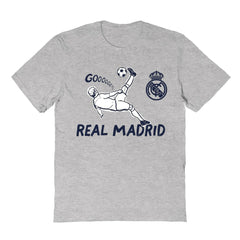 Real Madrid Vive La Fete Youth Chilena Style T-Shirt - Gray sale