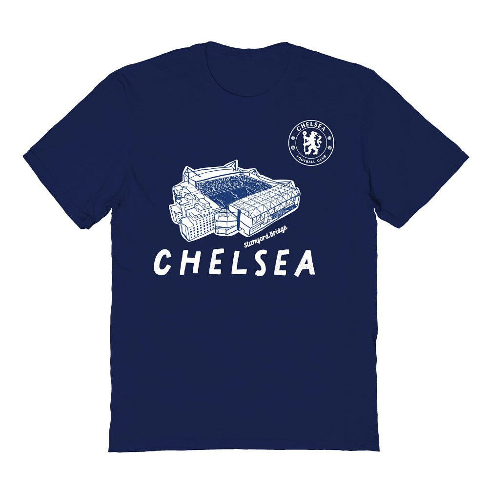 Chelsea Vive La Fete Youth Chilena Style T-Shirt - Navy outlet