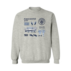 Manchester City Vive La Fete Women's Impressions Icons Sweatshirt - Gray cheap