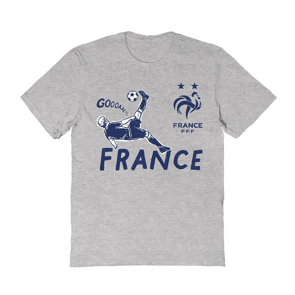 France National Team Vive La Fete Women's Chilena Style T-Shirt - Gray outlet