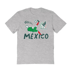 Mexico National Team Vive La Fete Women's Chilena Style T-Shirt - Gray online
