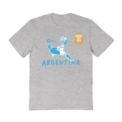 Argentina National Team Vive La Fete Women's Chilena Style T-Shirt - Gray online