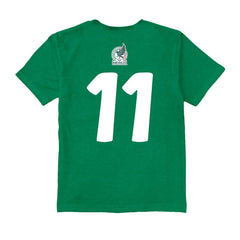 Santiago Gimenez Mexico National Team Vive La Fete Youth Player Name & Number Color Badge T-Shirt - Green on sale
