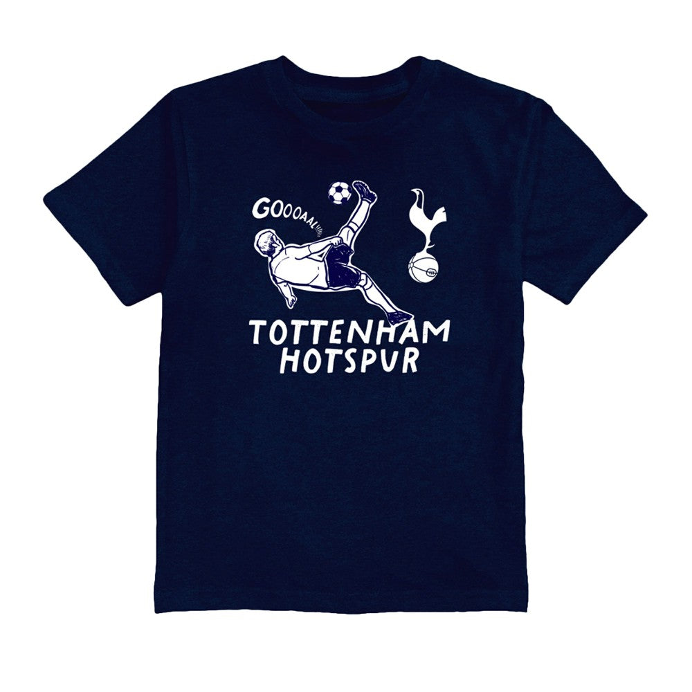 Cristian Romero Tottenham Hotspur Vive La Fete Youth Player Name & Number Chilena Style T-Shirt - Navy on sale