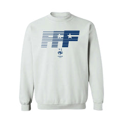 France National Team Vive La Fete Women's FFF Logo Sweatshirt - White on sale