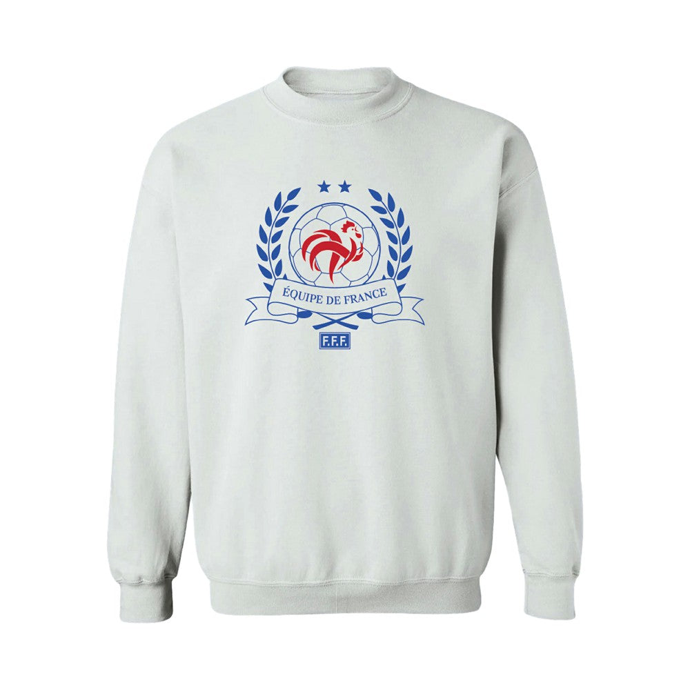 France National Team Vive La Fete Women's Équipe de France Sweatshirt - White cheap