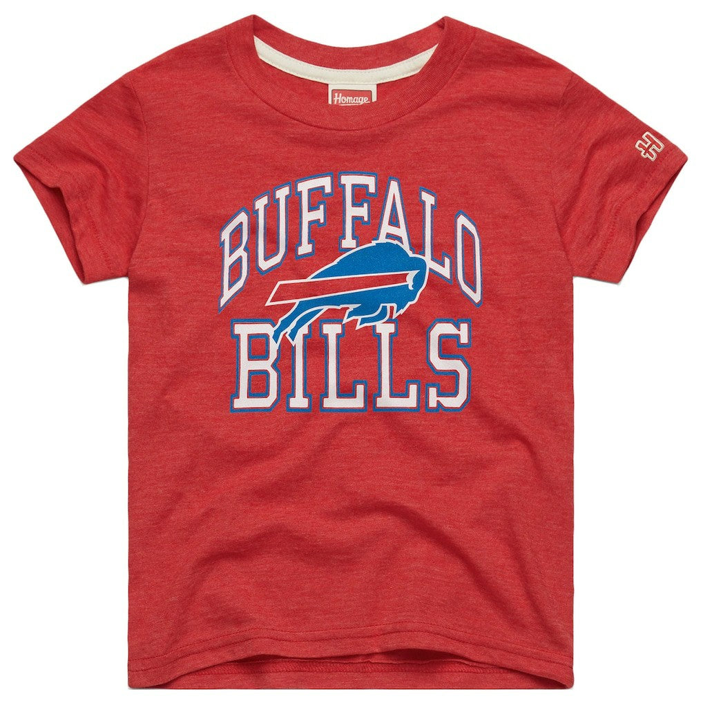 Buffalo Bills Homage Youth Arch Tri-Blend T-Shirt - Red outlet