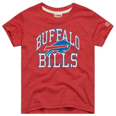 Buffalo Bills Homage Youth Arch Tri-Blend T-Shirt - Red outlet