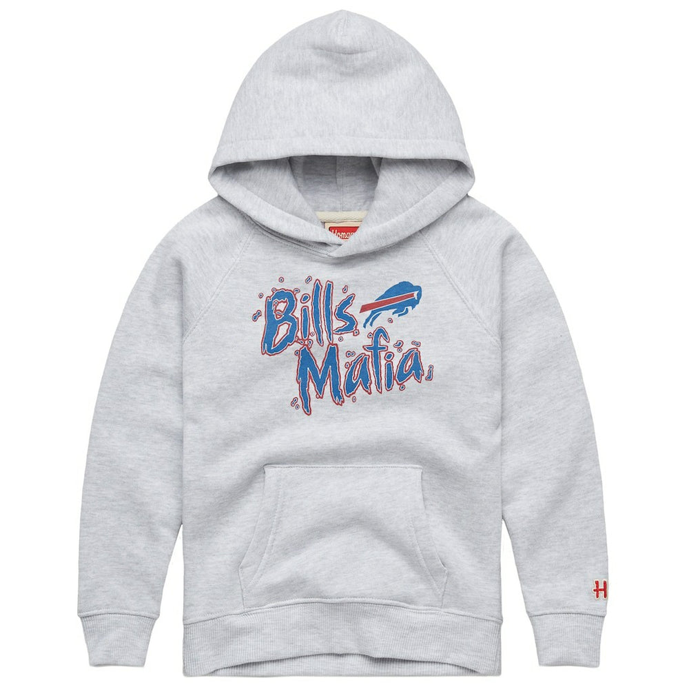 Buffalo Bills Homage Youth Bills Mafia Tri-Blend Hoodie - Gray discount