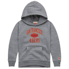 San Francisco 49ers Homage Youth Gridiron Tri-Blend Hoodie - Gray sale