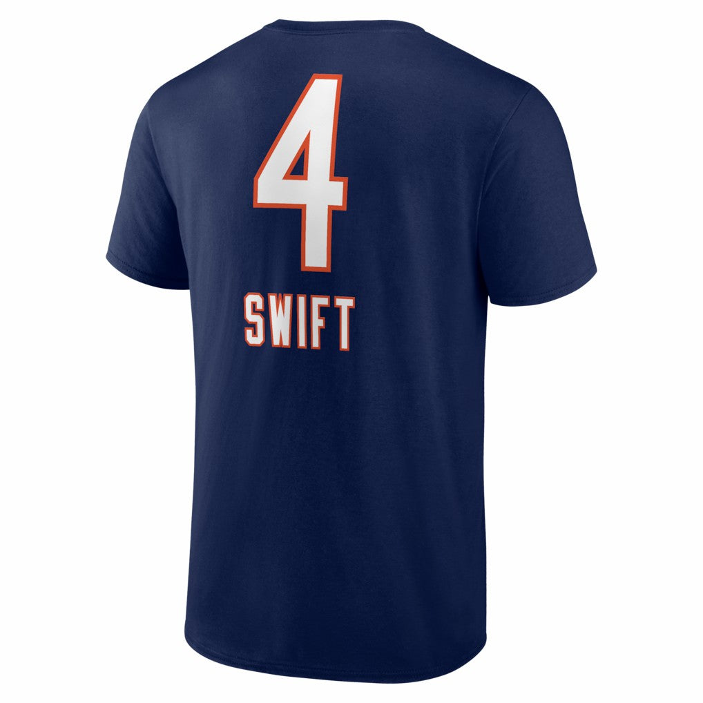 D'Andre Swift Chicago Bears Team Wordmark T-Shirt - Navy discount