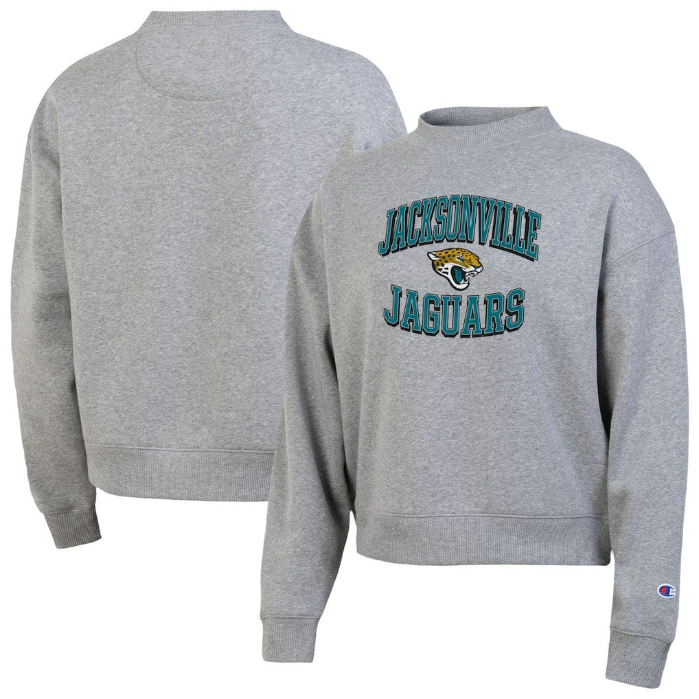 Jacksonville Jaguars Champion Women's Triumph Tri-Blend Sweatshirt - Gray cheap